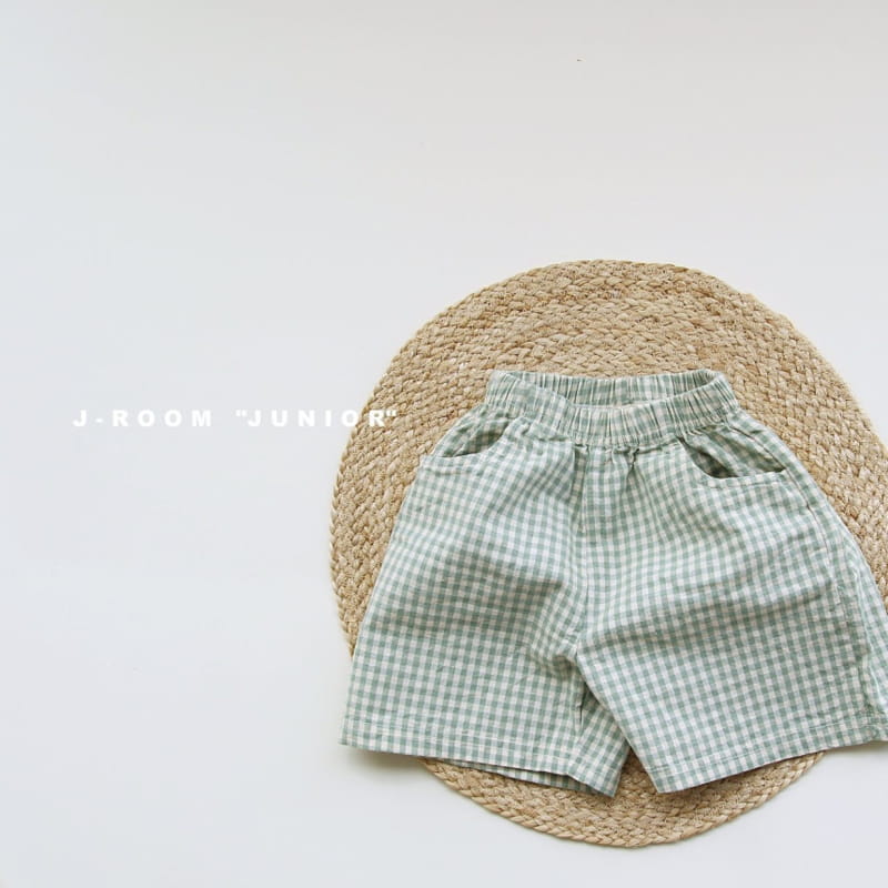 J-ROOM - Korean Children Fashion - #Kfashion4kids - Check Shorts - 4