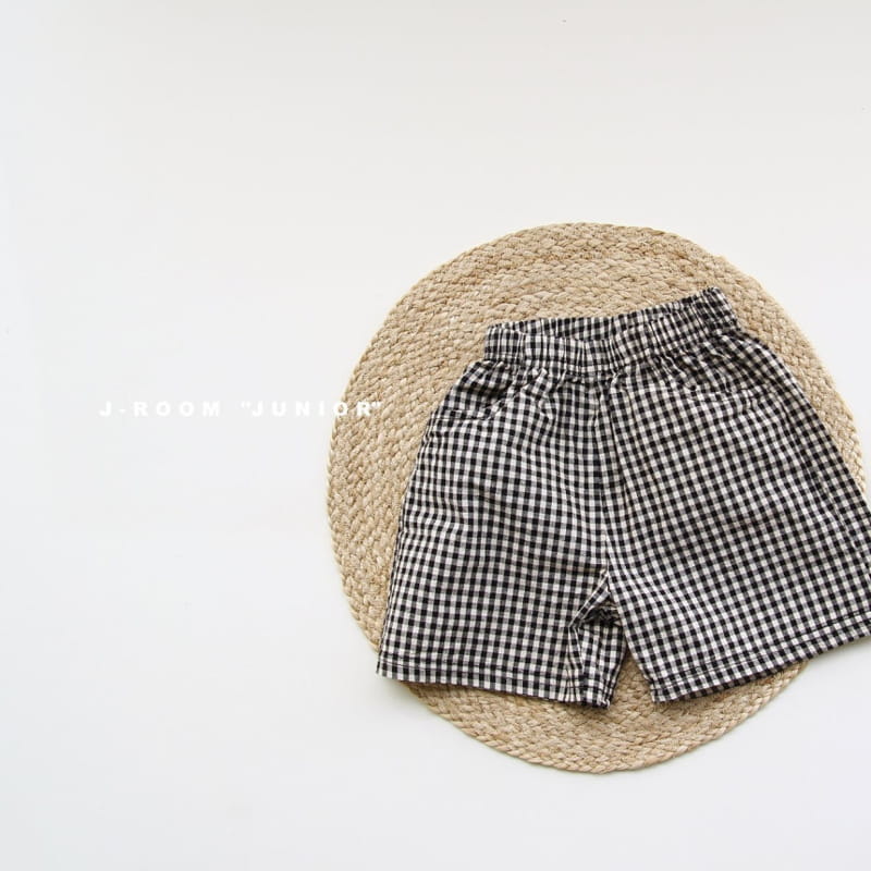 J-ROOM - Korean Children Fashion - #Kfashion4kids - Check Shorts - 5