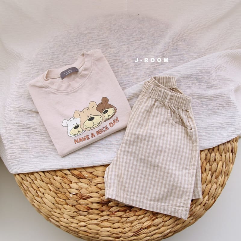 J-ROOM - Korean Children Fashion - #Kfashion4kids - Check Shorts - 9