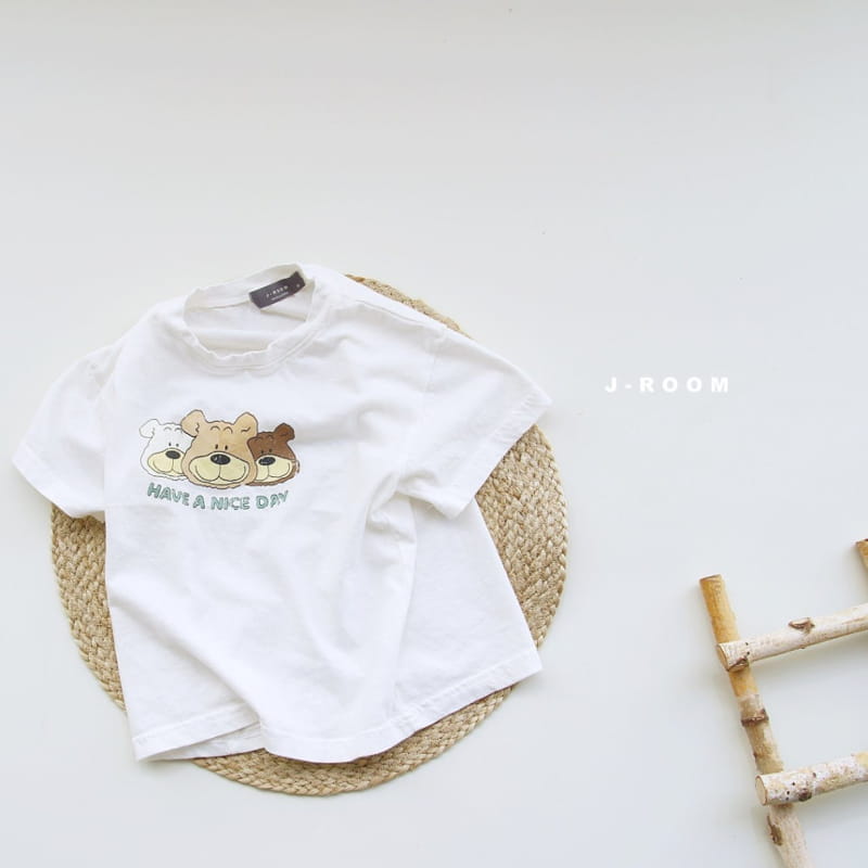 J-ROOM - Korean Children Fashion - #Kfashion4kids - Bear Painting Tee - 4
