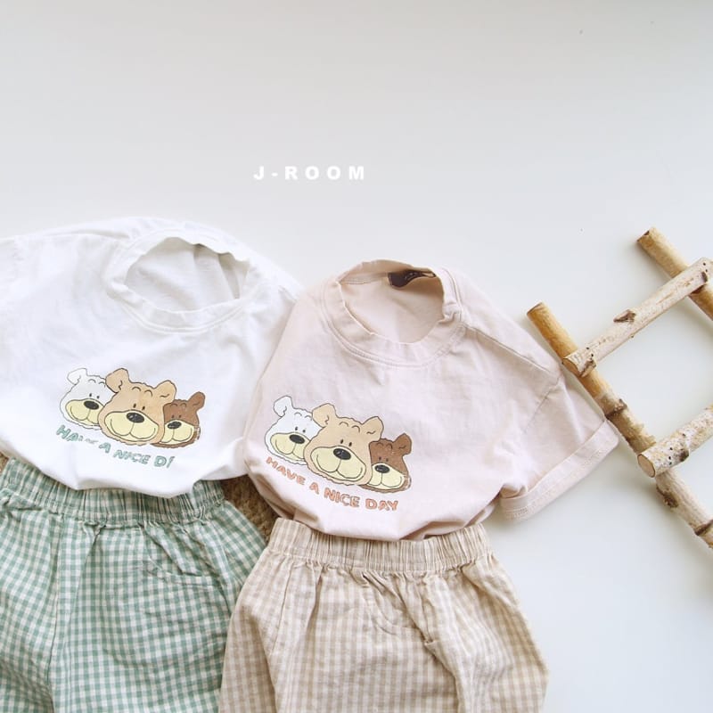 J-ROOM - Korean Children Fashion - #Kfashion4kids - Bear Painting Tee - 7