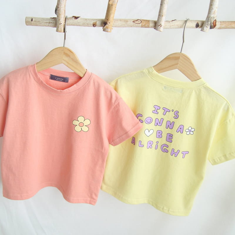 J-ROOM - Korean Children Fashion - #Kfashion4kids - Flower Painting Tee - 3
