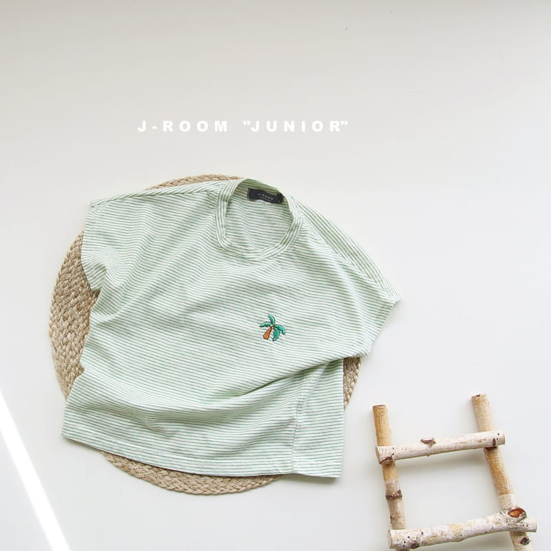 J-ROOM - Korean Children Fashion - #Kfashion4kids - Palm Stripes Tee - 6