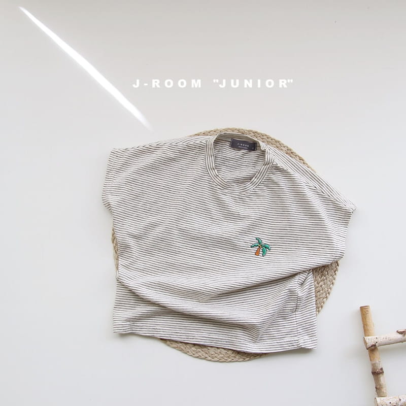 J-ROOM - Korean Children Fashion - #Kfashion4kids - Palm Stripes Tee - 7