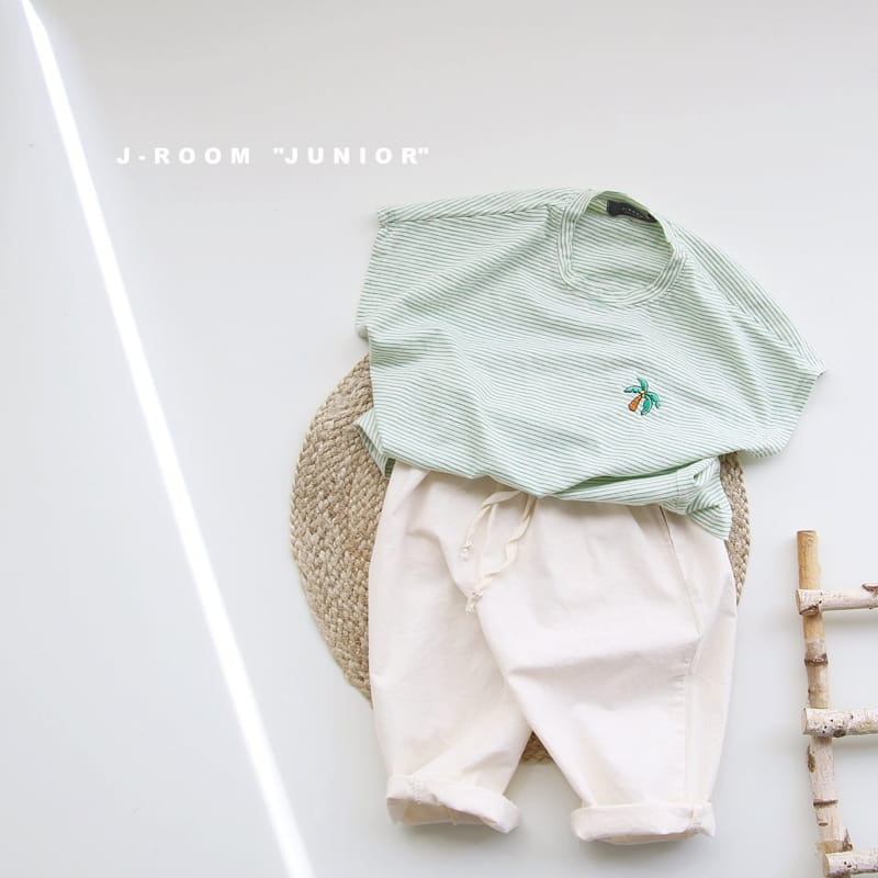 J-ROOM - Korean Children Fashion - #Kfashion4kids - Palm Stripes Tee - 8