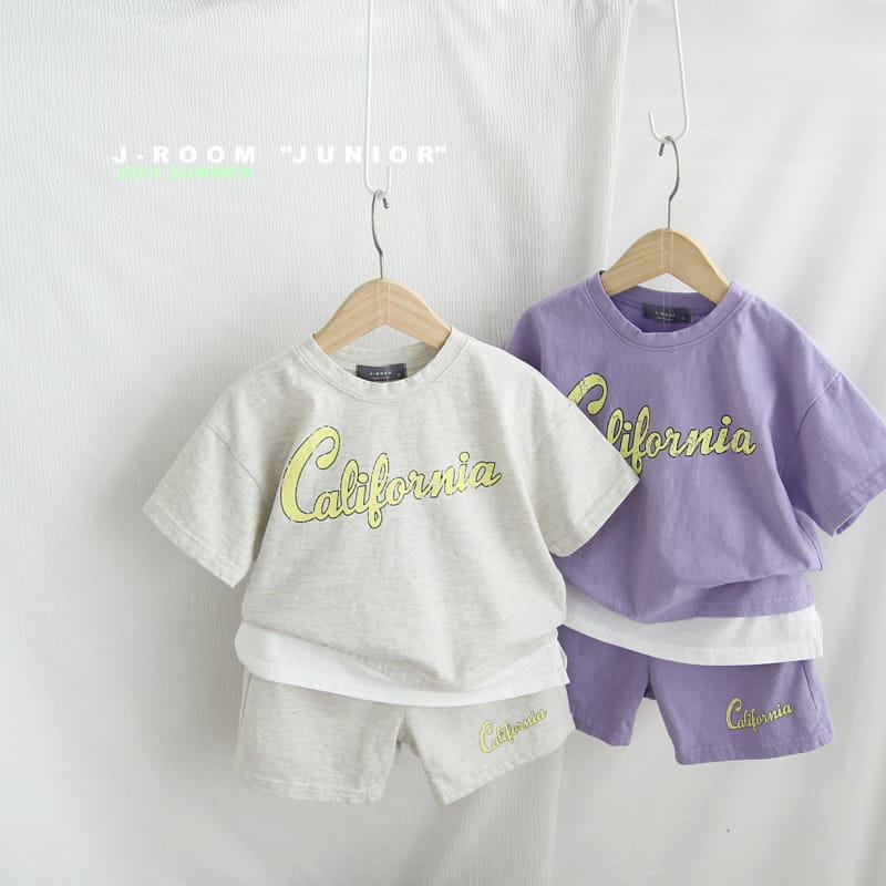 J-ROOM - Korean Children Fashion - #Kfashion4kids - Califonia Top Bottom Set
