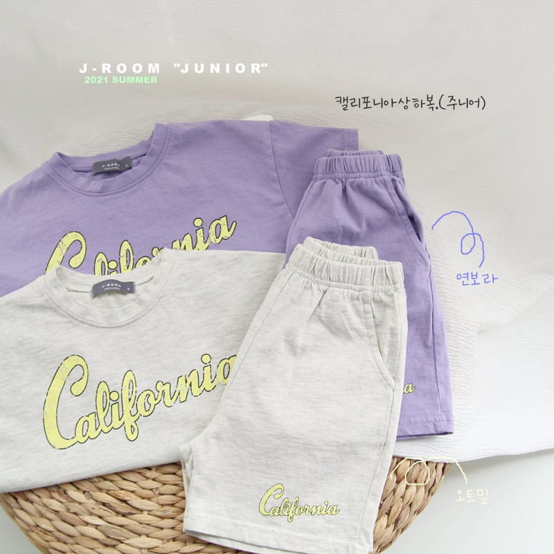 J-ROOM - Korean Children Fashion - #Kfashion4kids - Califonia Top Bottom Set - 4