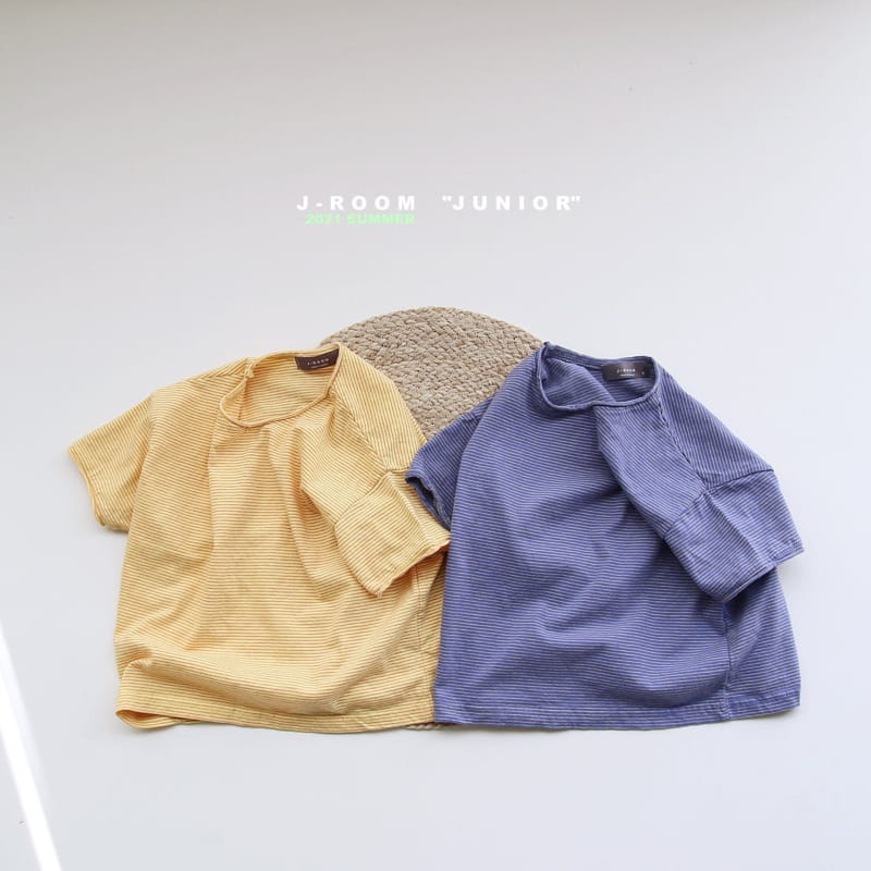 J-ROOM - Korean Children Fashion - #Kfashion4kids - Ppi Ppi Stripes Tee