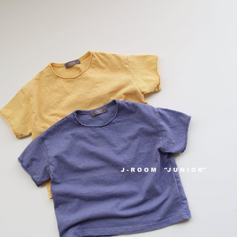 J-ROOM - Korean Children Fashion - #Kfashion4kids - Ppi Ppi Stripes Tee - 4