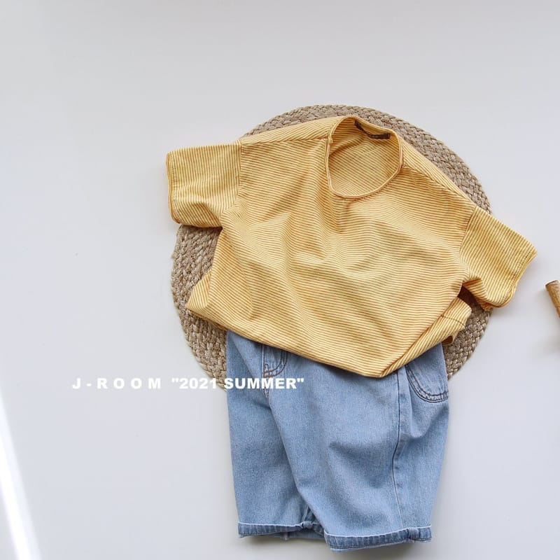 J-ROOM - Korean Children Fashion - #Kfashion4kids - Ppi Ppi Stripes Tee - 5