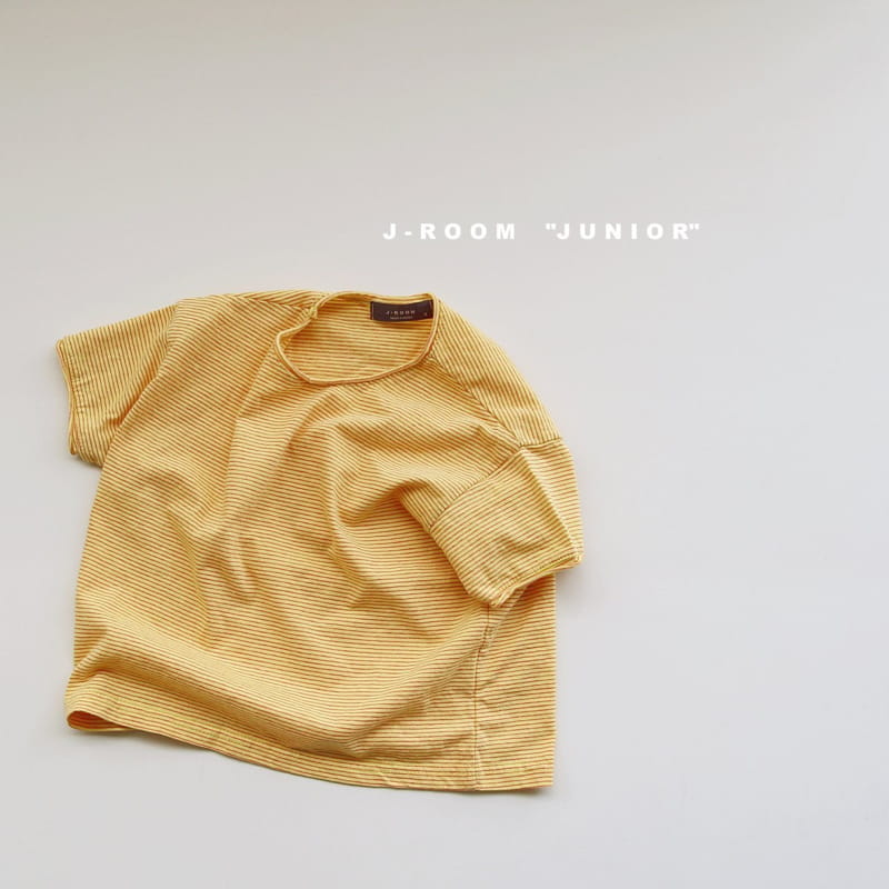 J-ROOM - Korean Children Fashion - #Kfashion4kids - Ppi Ppi Stripes Tee - 6