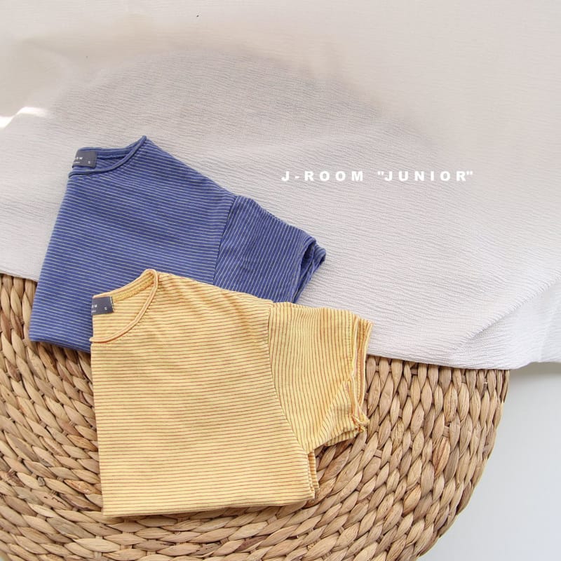 J-ROOM - Korean Children Fashion - #Kfashion4kids - Ppi Ppi Stripes Tee - 9