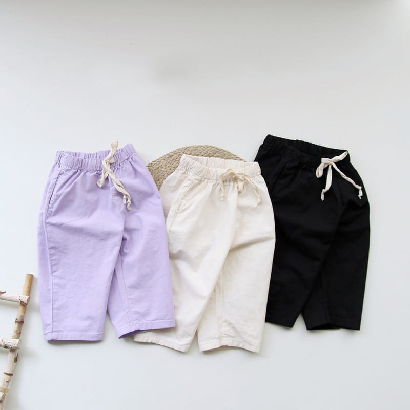 J-ROOM - Korean Children Fashion - #Kfashion4kids - Linen Capri Pants - 2