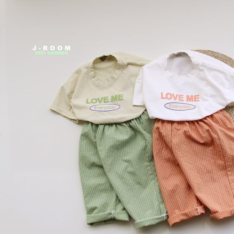 J-ROOM - Korean Children Fashion - #Kfashion4kids - Love Me Top Bottom Set