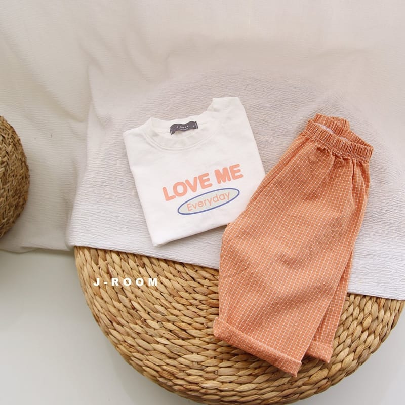 J-ROOM - Korean Children Fashion - #Kfashion4kids - Love Me Top Bottom Set - 7
