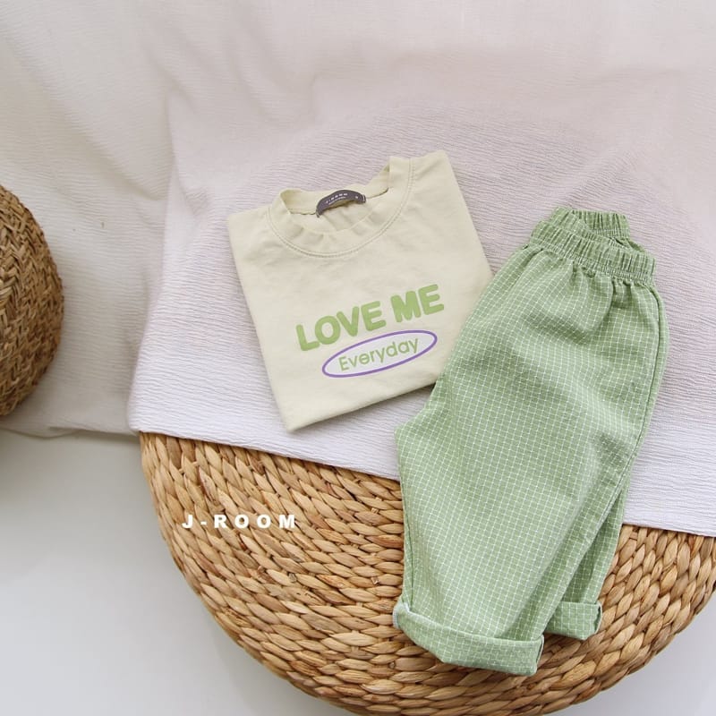 J-ROOM - Korean Children Fashion - #Kfashion4kids - Love Me Top Bottom Set - 8