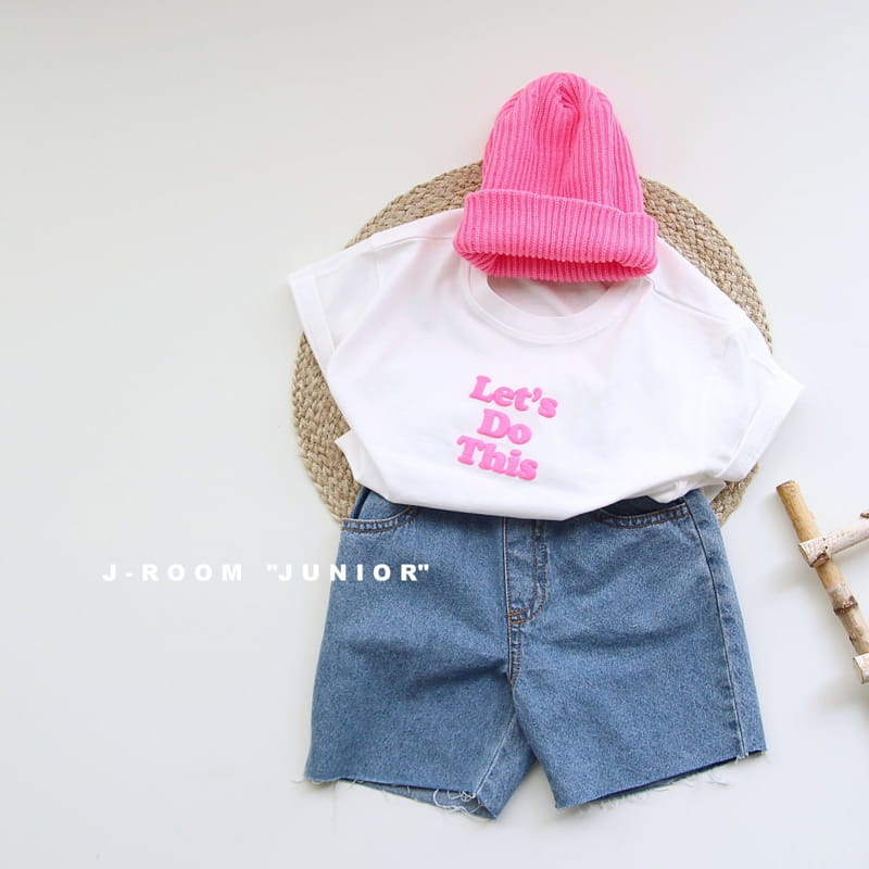 J-ROOM - Korean Children Fashion - #Kfashion4kids - Open Denim Shorts - 9