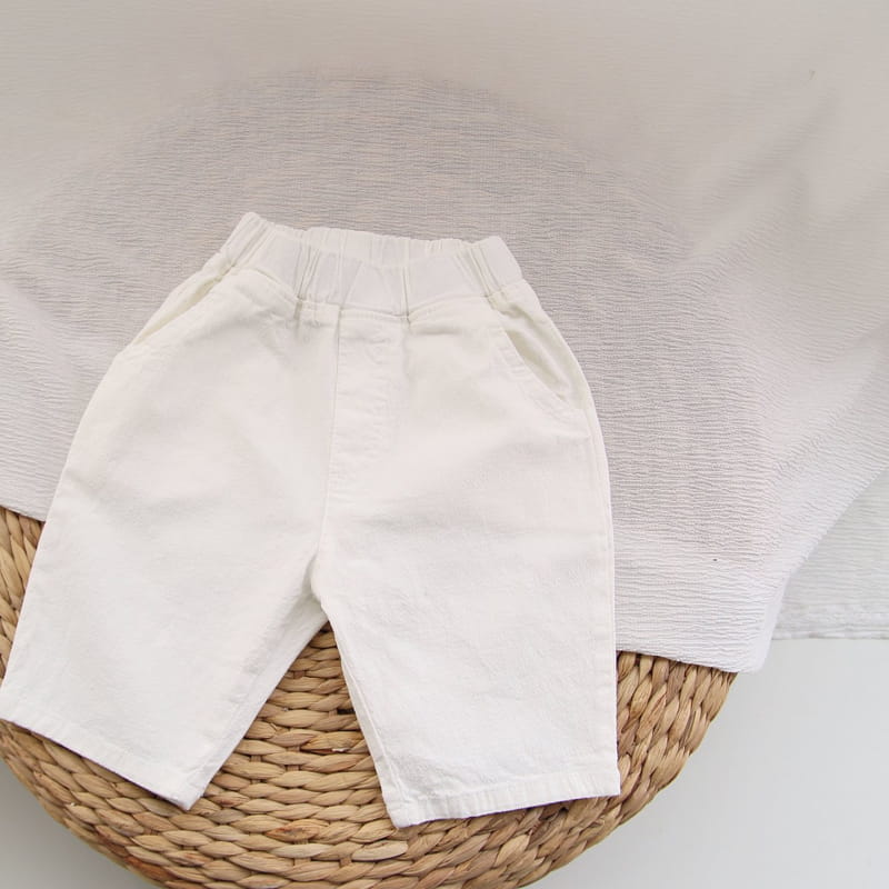 J-ROOM - Korean Children Fashion - #Kfashion4kids - Slab Span Capri Pants - 7