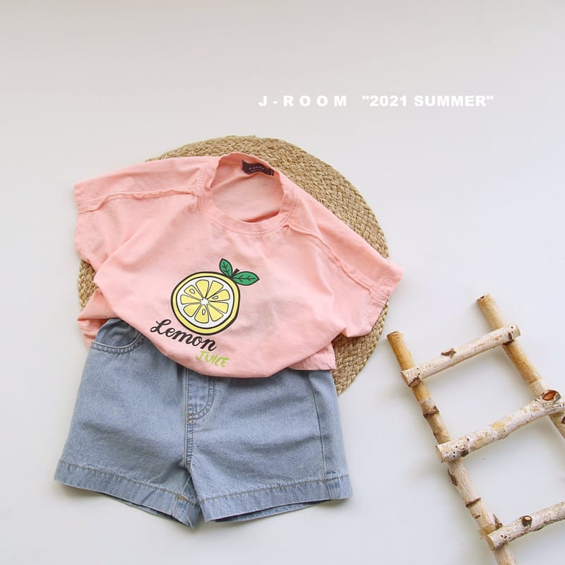 J-ROOM - Korean Children Fashion - #Kfashion4kids - Lemon Painting Tee - 10