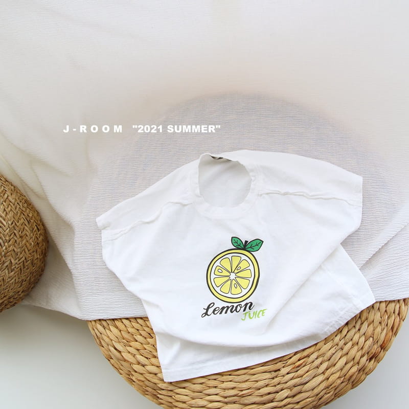 J-ROOM - Korean Children Fashion - #Kfashion4kids - Lemon Painting Tee - 2