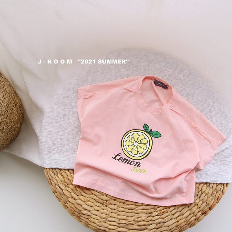J-ROOM - Korean Children Fashion - #Kfashion4kids - Lemon Painting Tee - 3