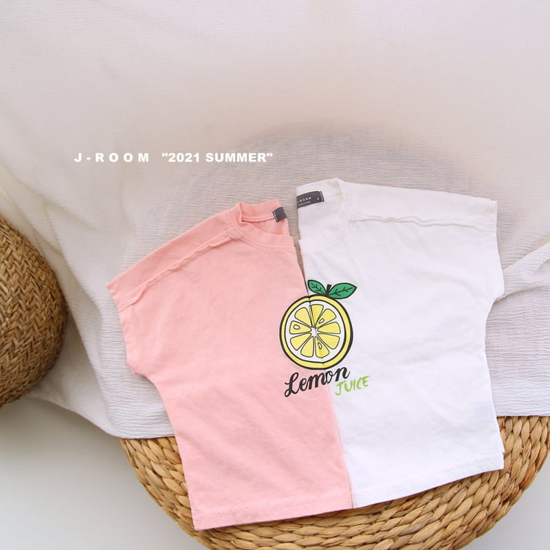 J-ROOM - Korean Children Fashion - #Kfashion4kids - Lemon Painting Tee - 4