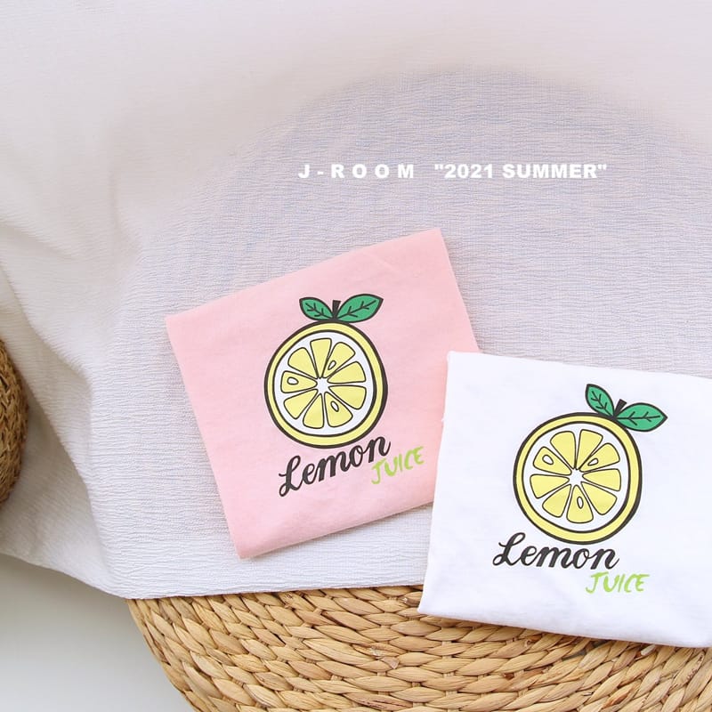 J-ROOM - Korean Children Fashion - #Kfashion4kids - Lemon Painting Tee - 5