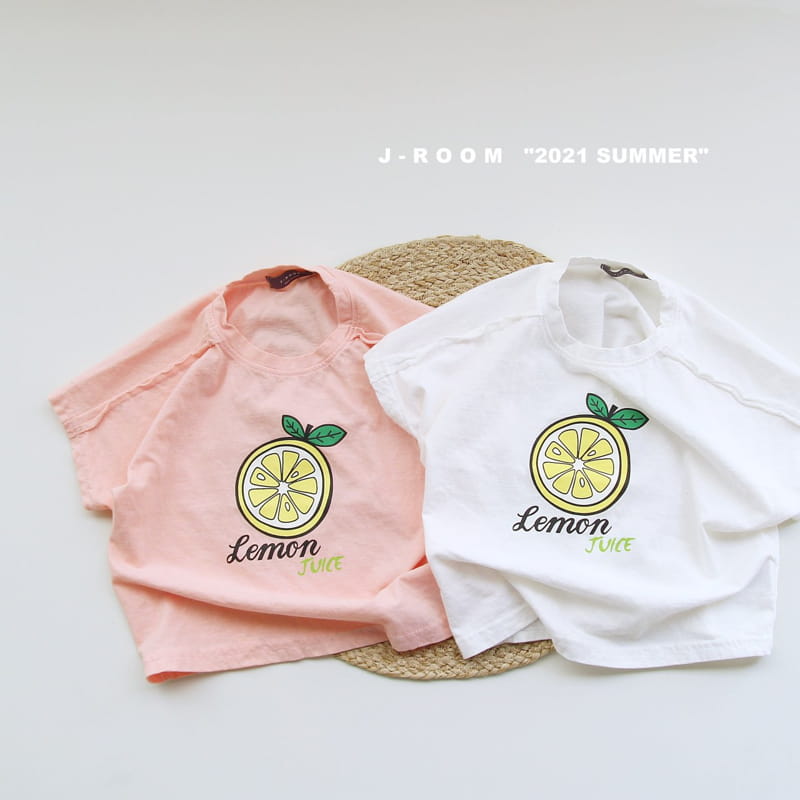 J-ROOM - Korean Children Fashion - #Kfashion4kids - Lemon Painting Tee - 7