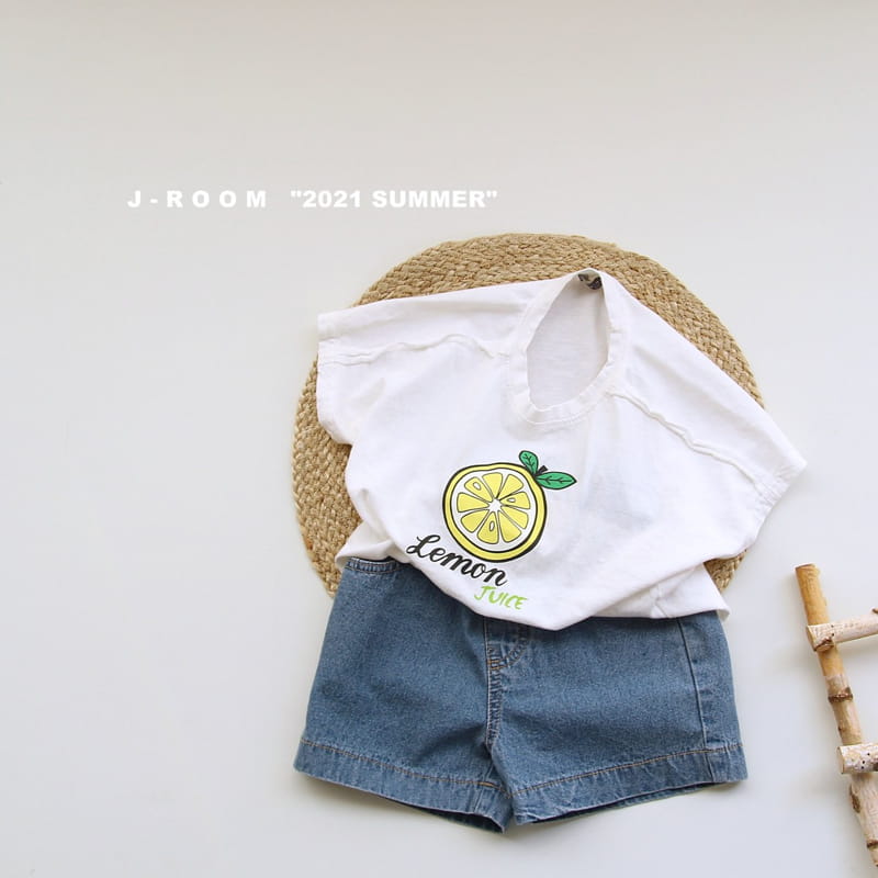 J-ROOM - Korean Children Fashion - #Kfashion4kids - Lemon Painting Tee - 9