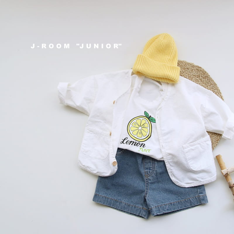 J-ROOM - Korean Children Fashion - #Kfashion4kids - Linen Button Jacket