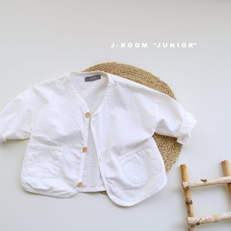 J-ROOM - Korean Children Fashion - #Kfashion4kids - Linen Button Jacket - 8