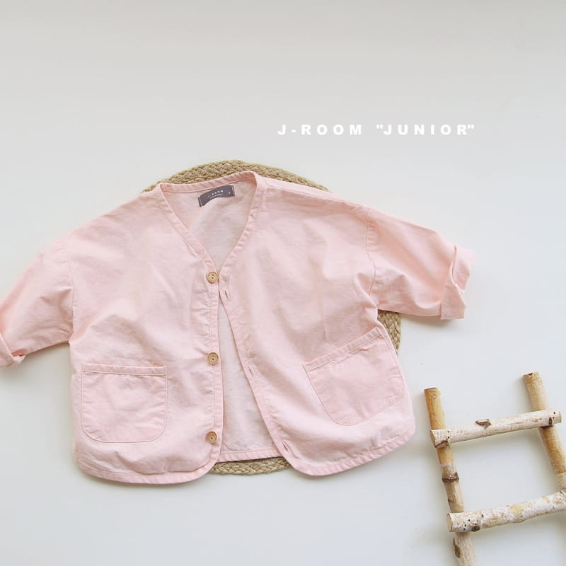 J-ROOM - Korean Children Fashion - #Kfashion4kids - Linen Button Jacket - 9