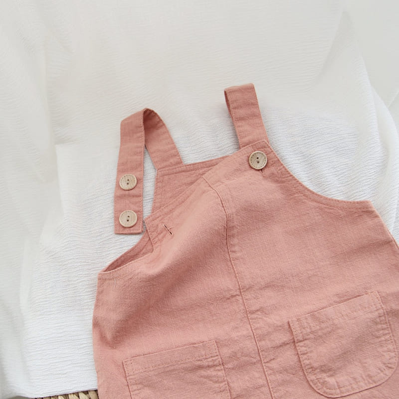 J-ROOM - Korean Children Fashion - #Kfashion4kids - Linen Dungarees Skirt - 5