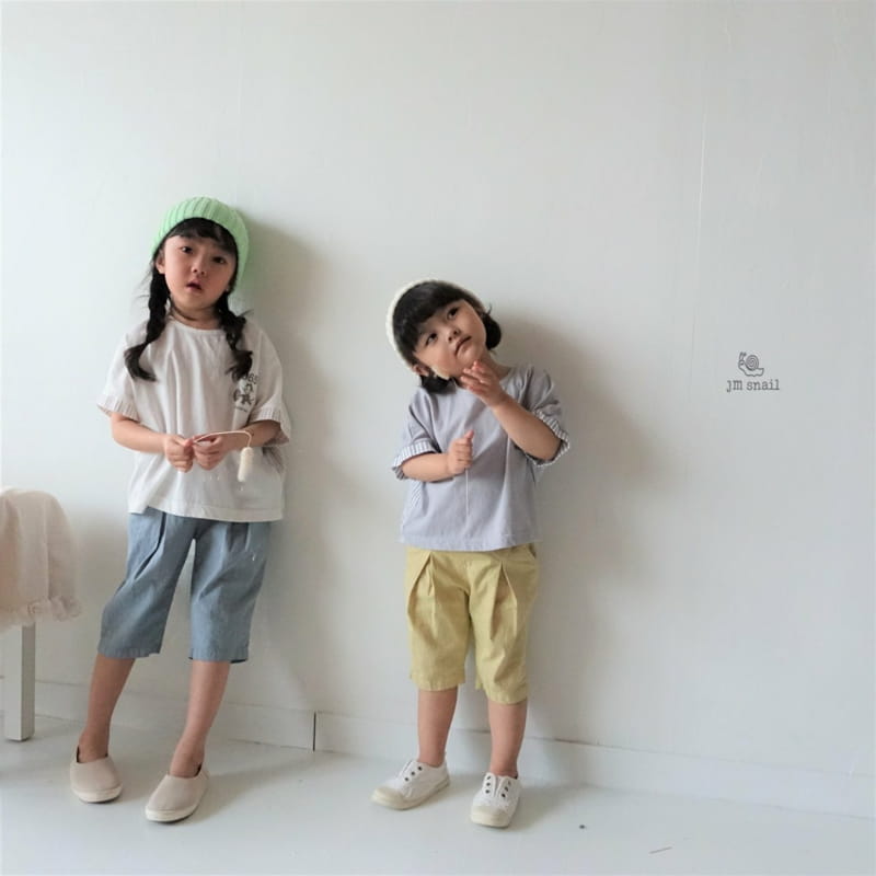 JM SNAIL - Korean Children Fashion - #Kfashion4kids - Stripes Color Tee - 7
