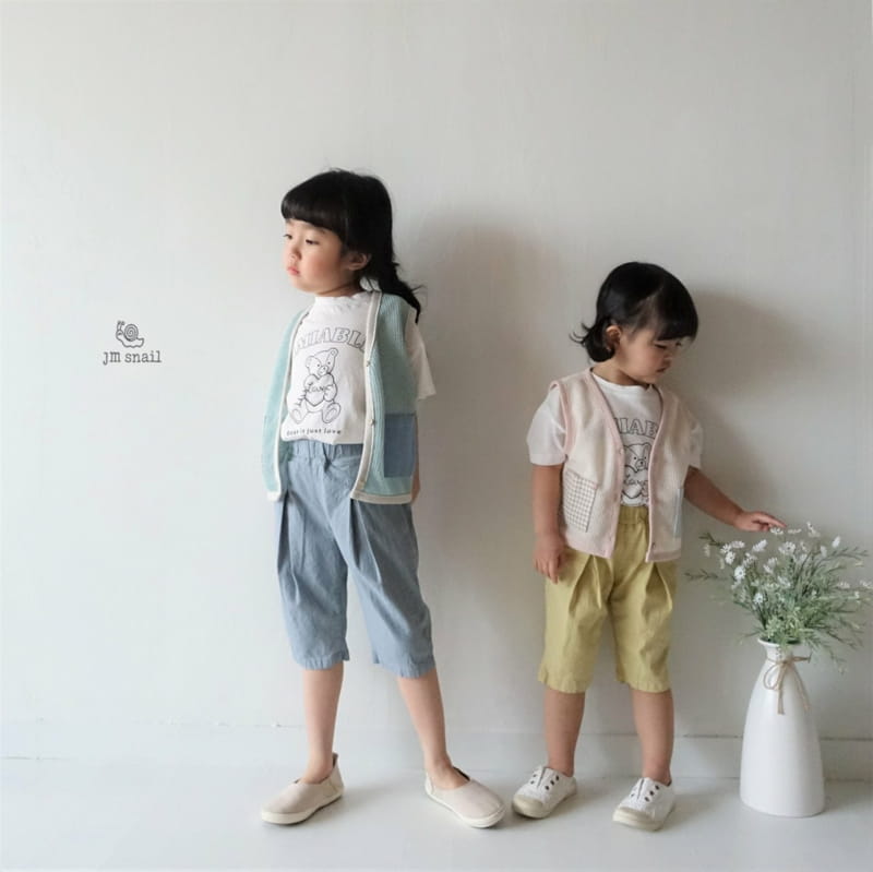 JM SNAIL - Korean Children Fashion - #Kfashion4kids - Martine Capri Baggy Pants