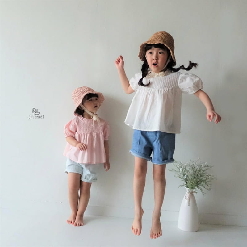 JM SNAIL - Korean Children Fashion - #Kfashion4kids - Fintuck Blouse - 6