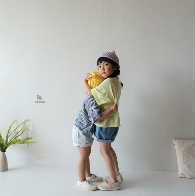 JM SNAIL - Korean Children Fashion - #Kfashion4kids - Mojito Stripes Tee - 5