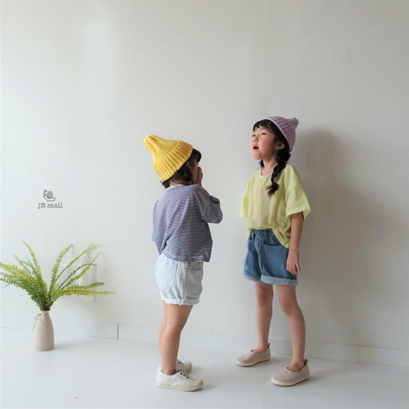 JM SNAIL - Korean Children Fashion - #Kfashion4kids - Mojito Stripes Tee - 6