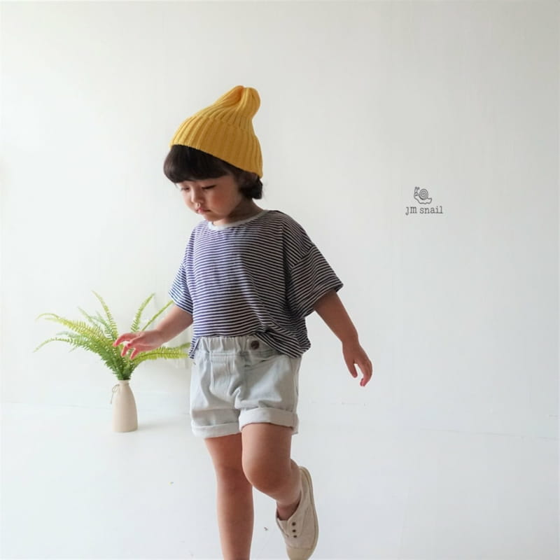 JM SNAIL - Korean Children Fashion - #Kfashion4kids - Bijo Denim Shorts - 2