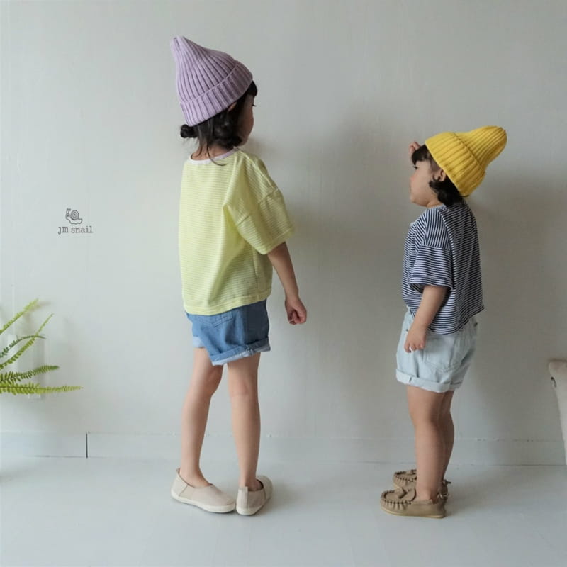 JM SNAIL - Korean Children Fashion - #Kfashion4kids - Bijo Denim Shorts - 3