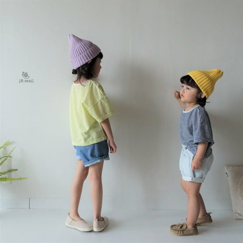 JM SNAIL - Korean Children Fashion - #Kfashion4kids - Bijo Denim Shorts - 4