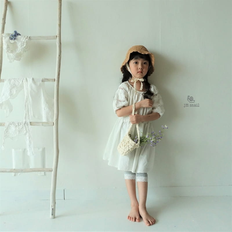 JM SNAIL - Korean Children Fashion - #Kfashion4kids - Lace Smocked One-piece - 9