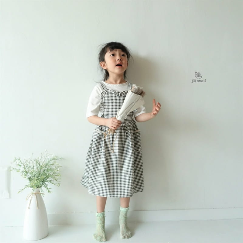 JM SNAIL - Korean Children Fashion - #Kfashion4kids - Span Embroidery Tee - 4