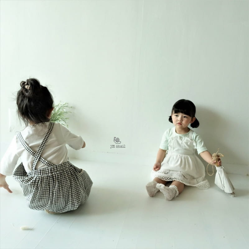 JM SNAIL - Korean Children Fashion - #Kfashion4kids - Span Embroidery Tee - 6