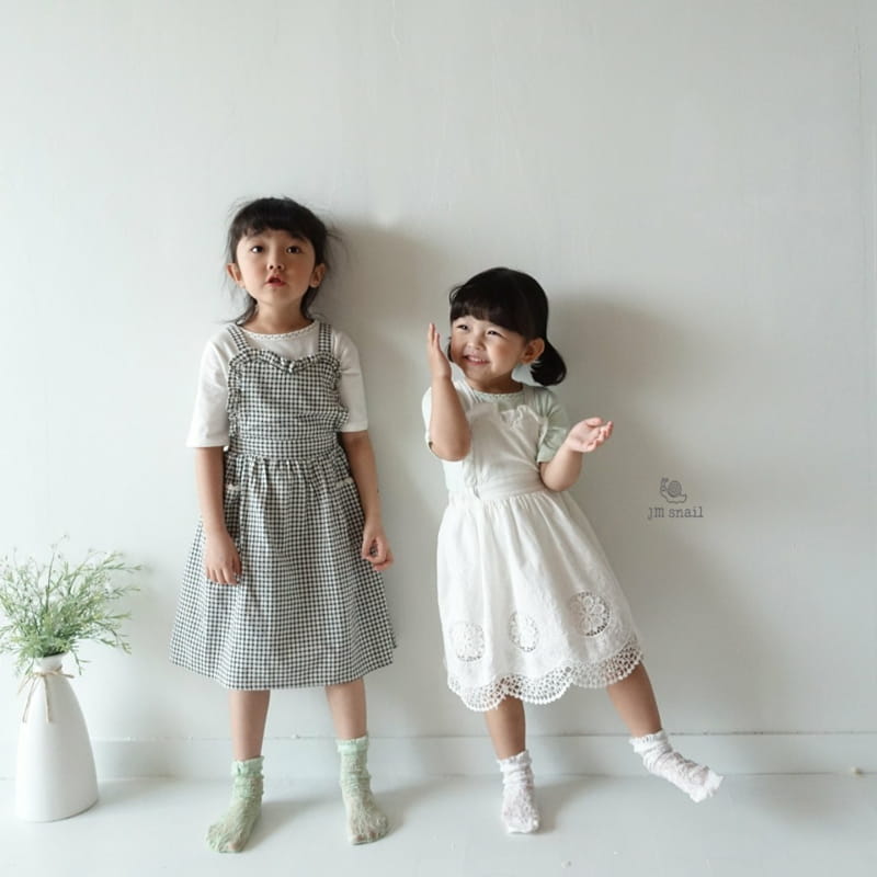JM SNAIL - Korean Children Fashion - #Kfashion4kids - Span Embroidery Tee - 7
