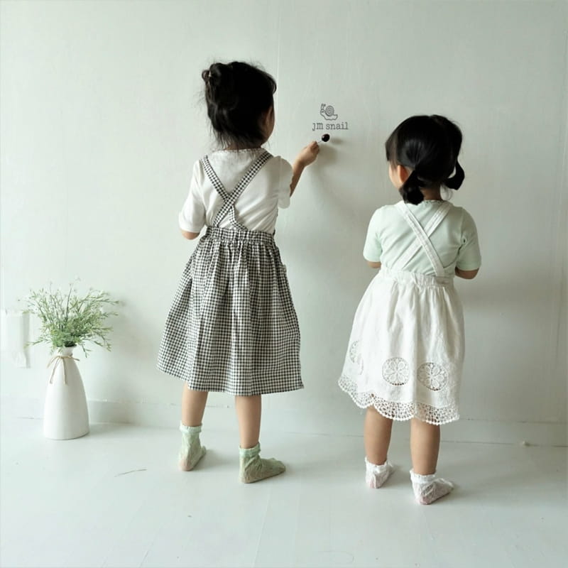 JM SNAIL - Korean Children Fashion - #Kfashion4kids - Span Embroidery Tee - 9