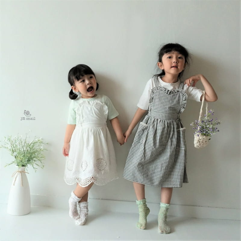 JM SNAIL - Korean Children Fashion - #Kfashion4kids - Lotte Apron One-piece - 10