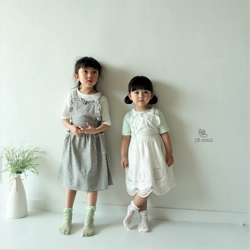 JM SNAIL - Korean Children Fashion - #Kfashion4kids - Lotte Apron One-piece - 5