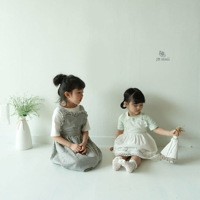 JM SNAIL - Korean Children Fashion - #Kfashion4kids - Lotte Apron One-piece - 8