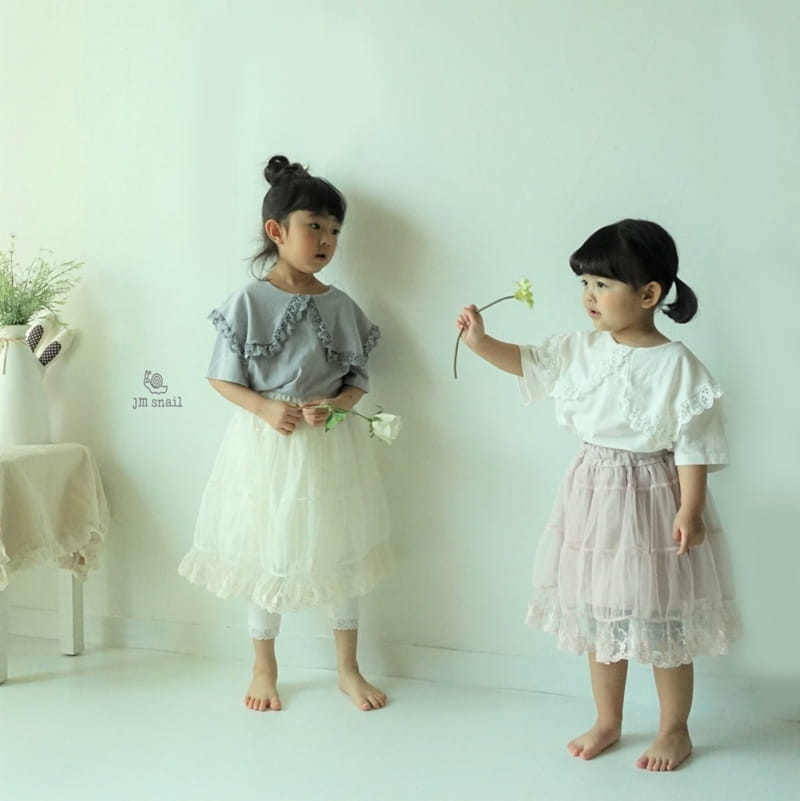 JM SNAIL - Korean Children Fashion - #Kfashion4kids - Pretty Mesh Skirt - 10